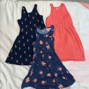 3 Girls Dresses Size Large 10/12 Used